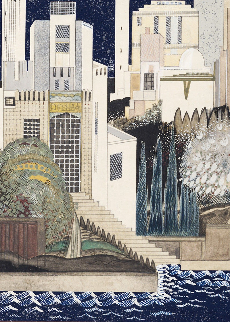 Francois-Louis Schmied - Histoire de la princesse Boudour Pl.16 (1926)