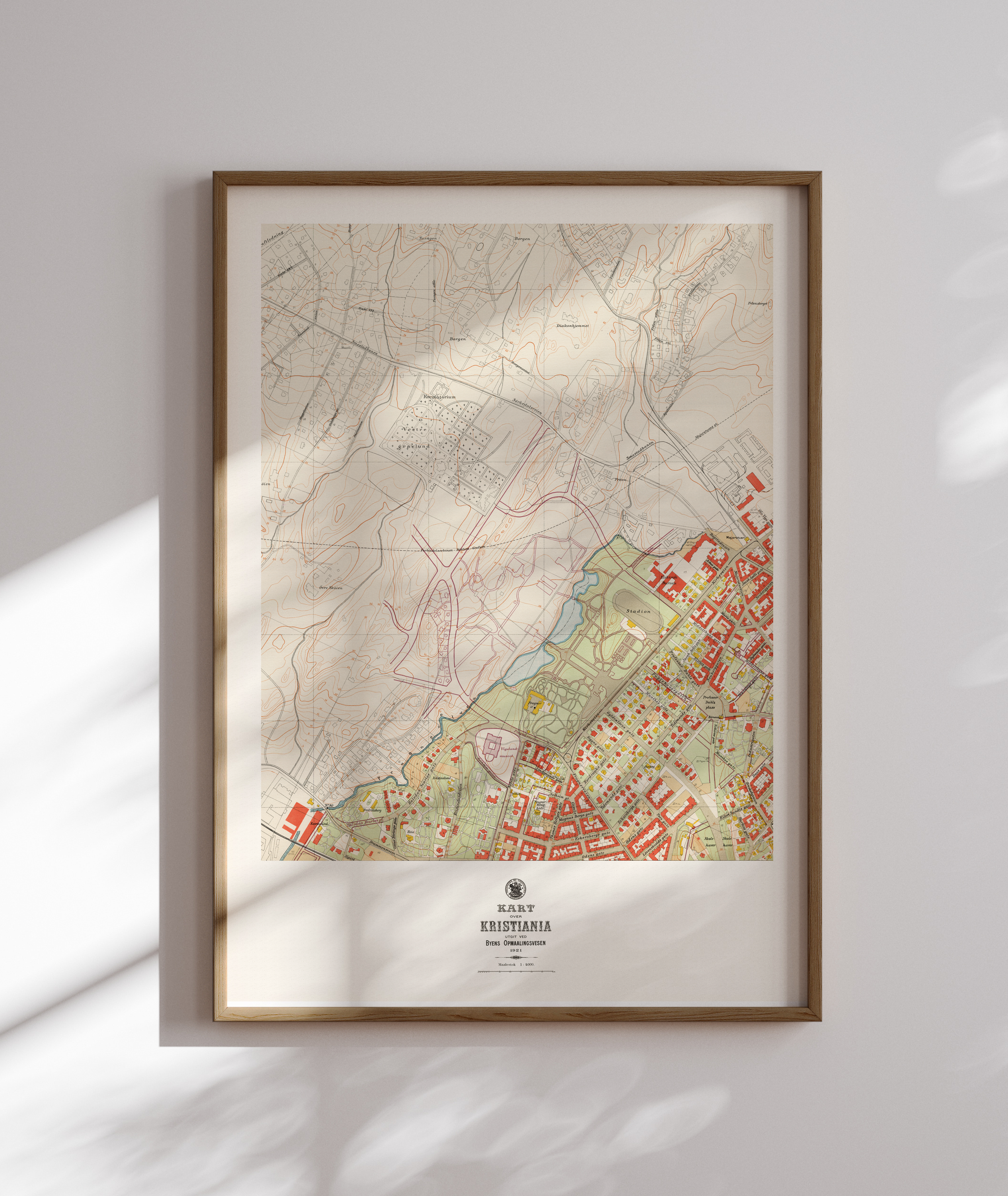 Kristiania 1921 (Frogner og Majorstuen)