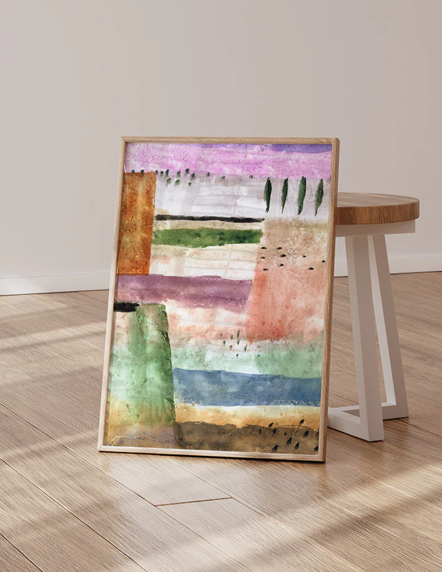 Paul Klee - Landscape with Poplars (1929)