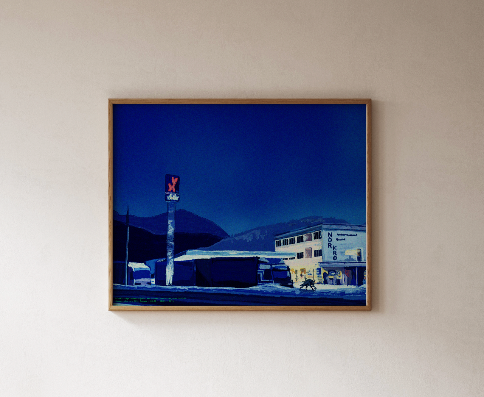 Petter Schmart for J2 Art Print Studio - Observasjon nr. 123: Bromma - 03:32 - 09/03 - 2015