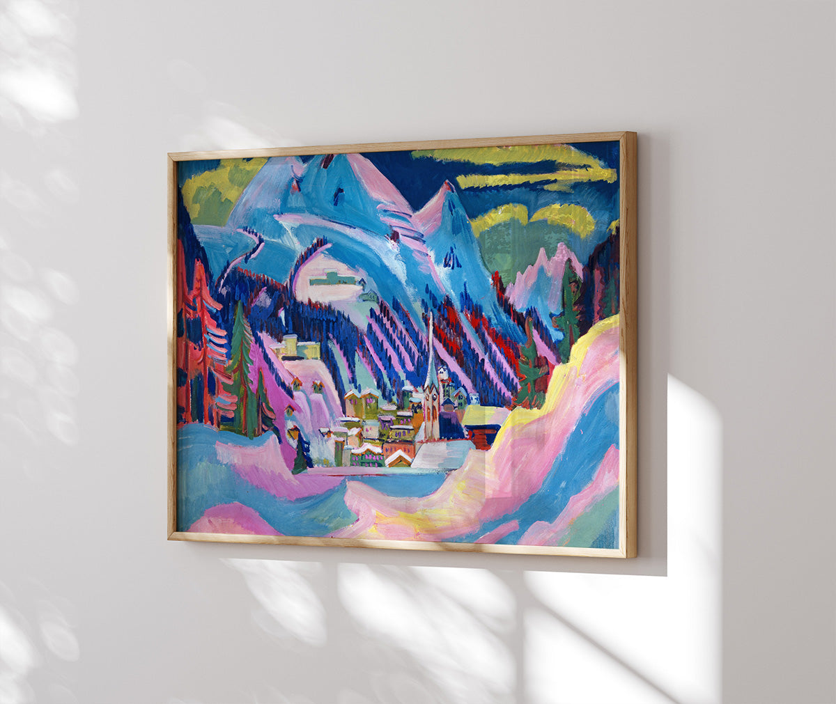 Ludwig Kirchner - Davos in Winter (1923)