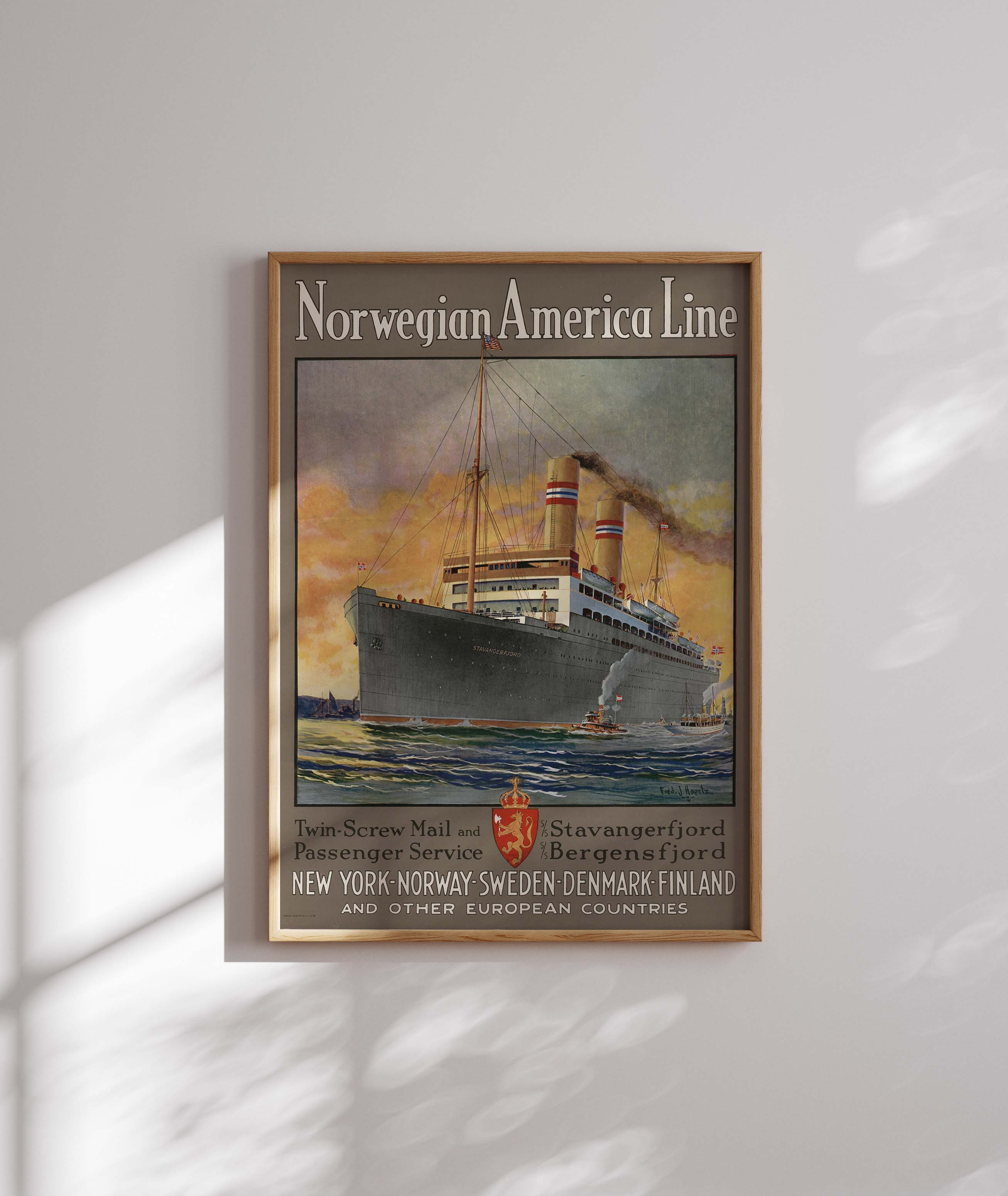 Frederick J. Hoertz - Norwegian America Line (1924)