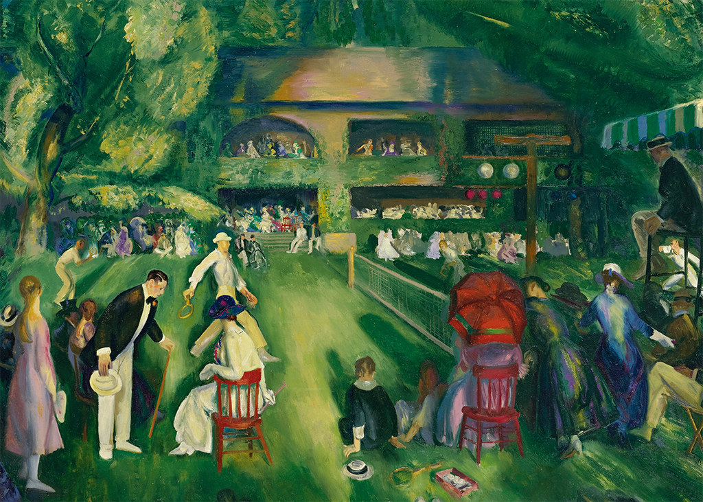 George Wesley Bellows - Tennis At Newport (1920)