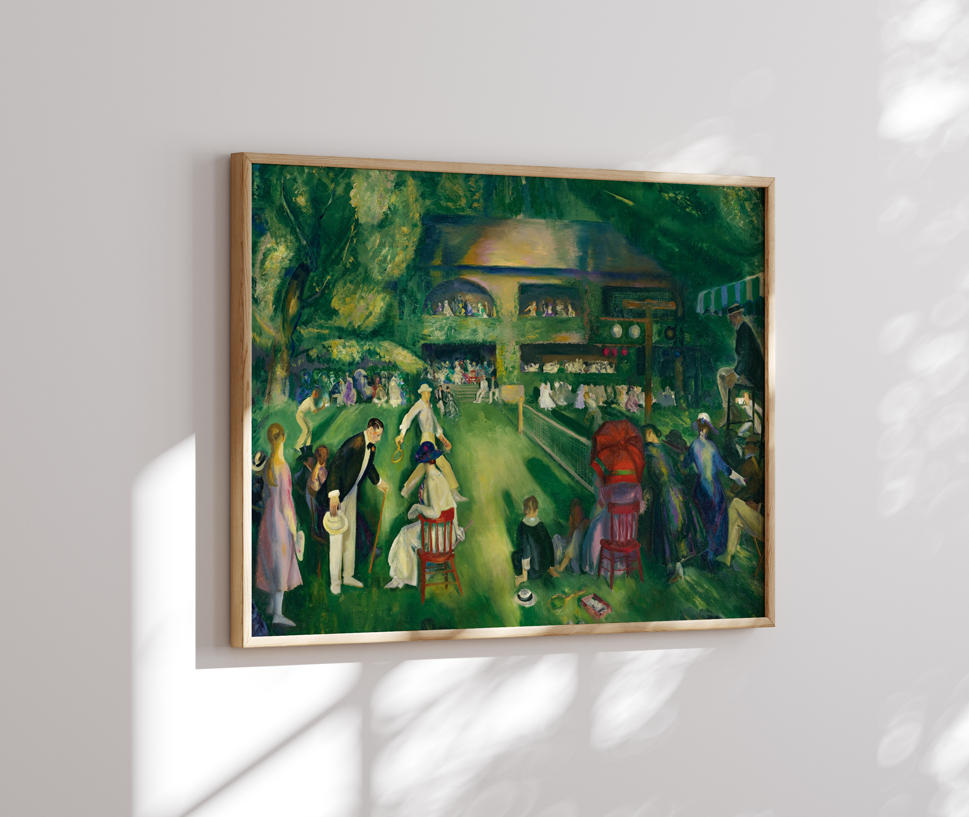 George Wesley Bellows - Tennis At Newport (1920)