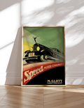 Norsk Lithografisk Officin - Speed mixed cigarett 40 øre (1932)